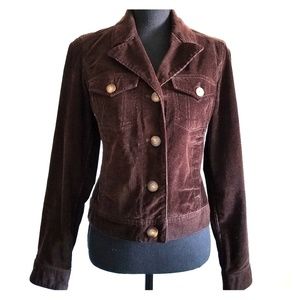 Eddie Bauer Brown Corduroy Jacket